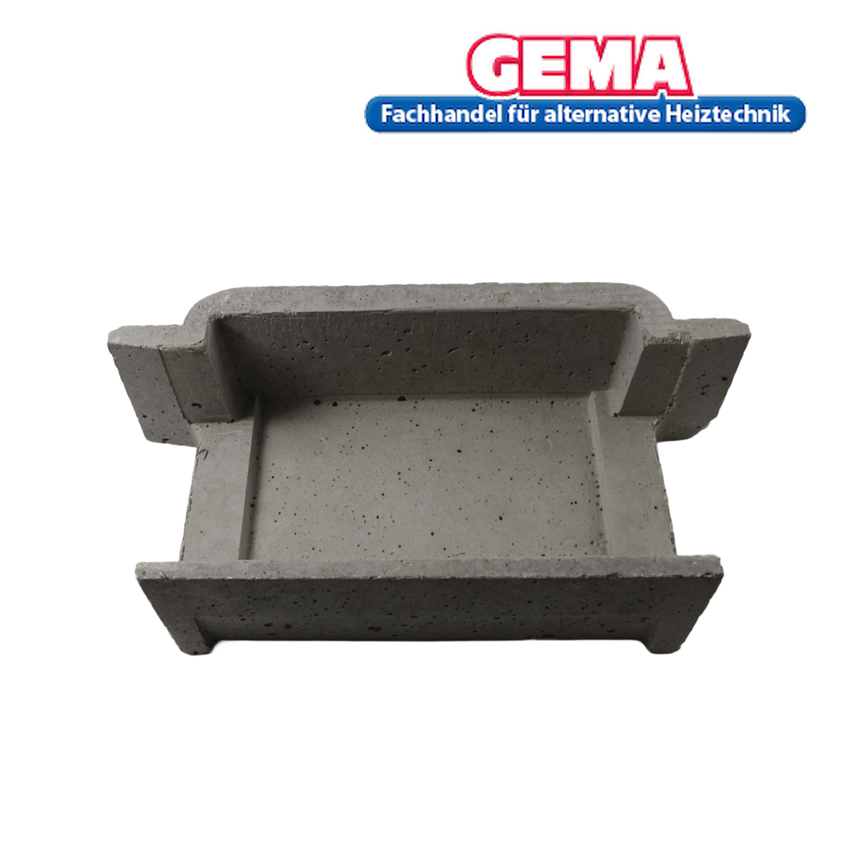 Grauer Schamottestein Brennkammer hinten Attack SLX mit U-förmigem Kanal und Flanschen