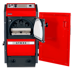 Pelletkessel Atmos P14 🔥 mit Scheitholzfunktion, für effiziente Heizlösungen und Fördermöglichkeiten. 💨