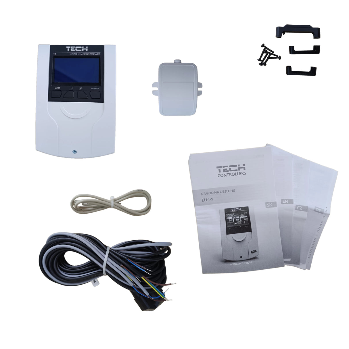 Controler pentru supapă de amestec TECH EU-i-1 3/4 căi - curbă de încălzire și protecție pe retur