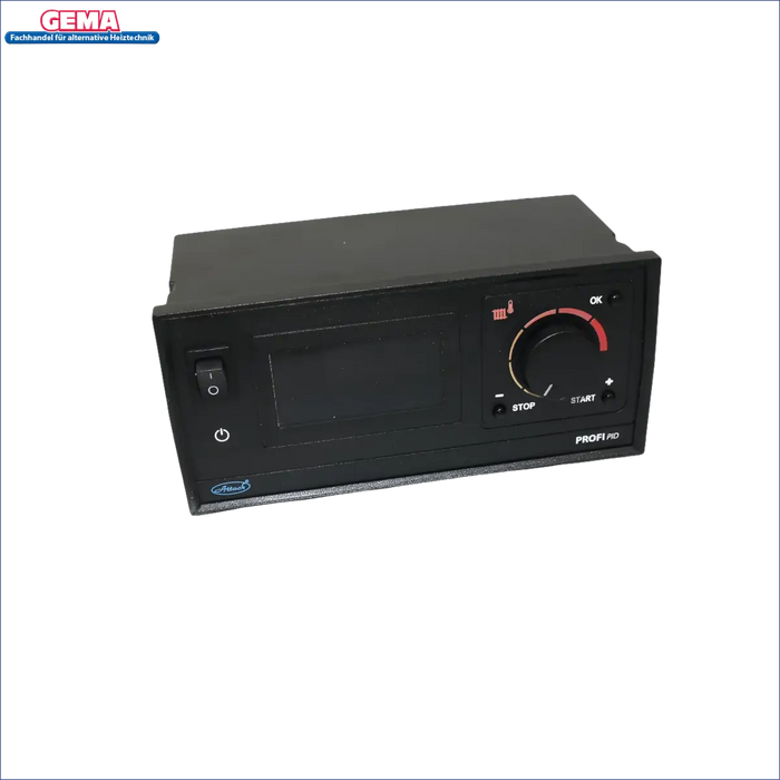 Attack Steuerelektronik RK-200: PROFI PID Controller with START/STOP buttons & adjustable dial. 🔧📊