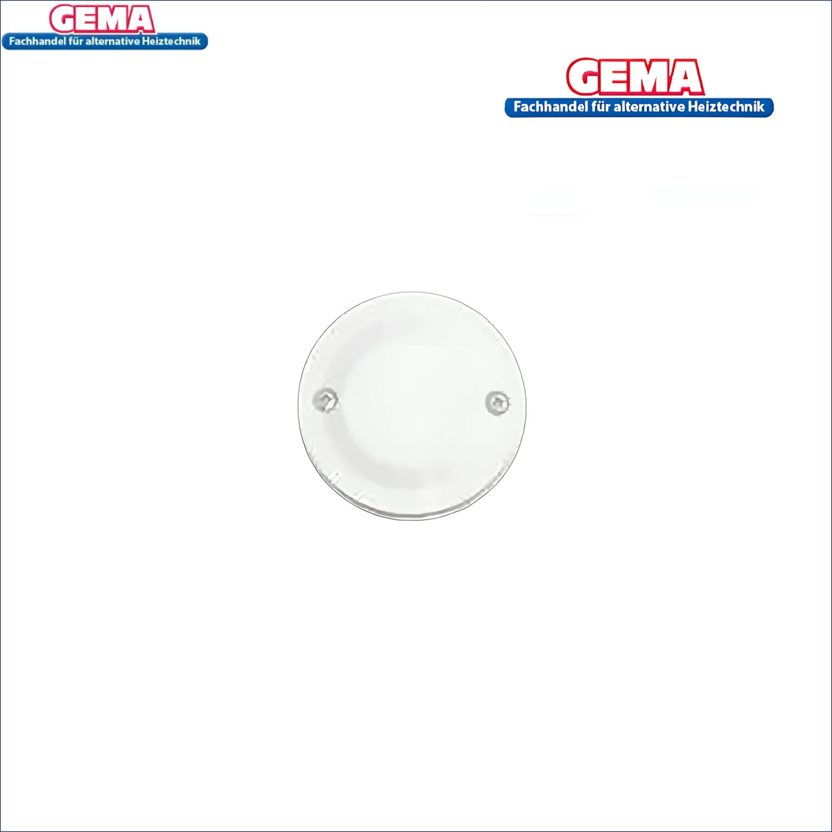 Runder klarer Außenfühler Heizkessel mit Schrauben für Geräteserie Ceta, 60 mm