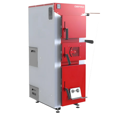 Festbrennstoffkessel Defro DWS 12 kW – Effizientes Heizen mit Holz-Kohle 🔥.