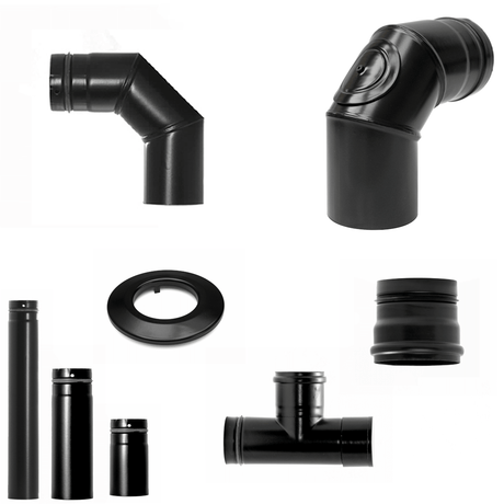 Rauchrohr für Pelletöfen.