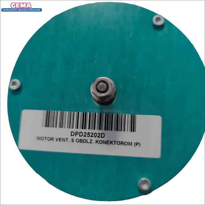 Gebläsemotor DPD25202D für Holzvergaserkessel, effizienter Antrieb für optimale 💨 Luftzufuhr und Leistung.