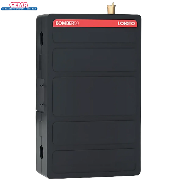 Schwarzes rechteckiges elektronisches Gerät für Mini Wärmepumpenspeicher 50 Liter