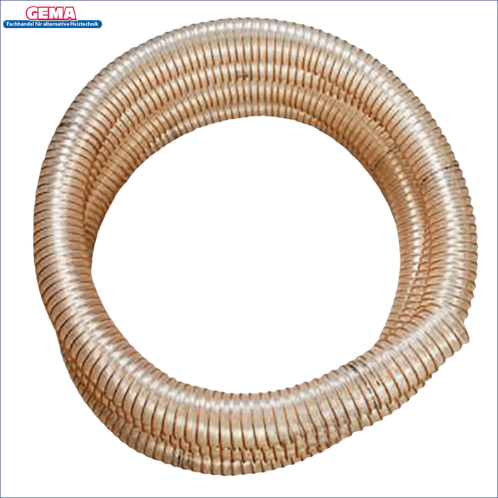 Flexibler, gewellter transparenter Schlauch für ATMOS 65 mm Pelletschlauch