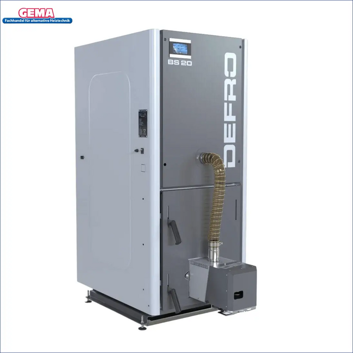 Pelletkessel Defro Bioslim 20 kW, kompakt ♨️, effizient, für kleine Räume. Lieferung mit LKW 🚚 bis Bordsteinkante.