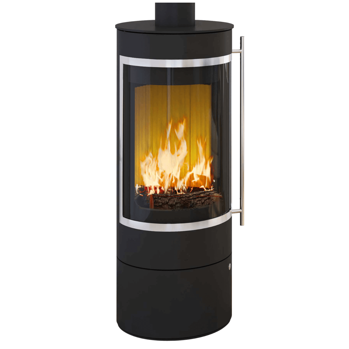 Modern 5 kW Kaminofen 🔥 Pular Compact von Olsberg mit großem Glasfenster und stilvollem Design.