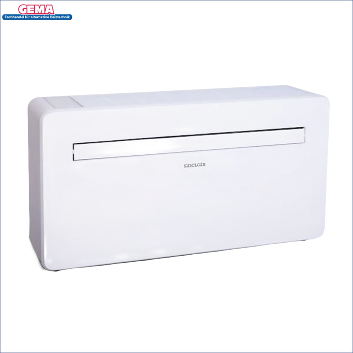 Weiße Standklimaanlage Monoblock ASM-12BI Sinclair mit R32 für effiziente Kühlung