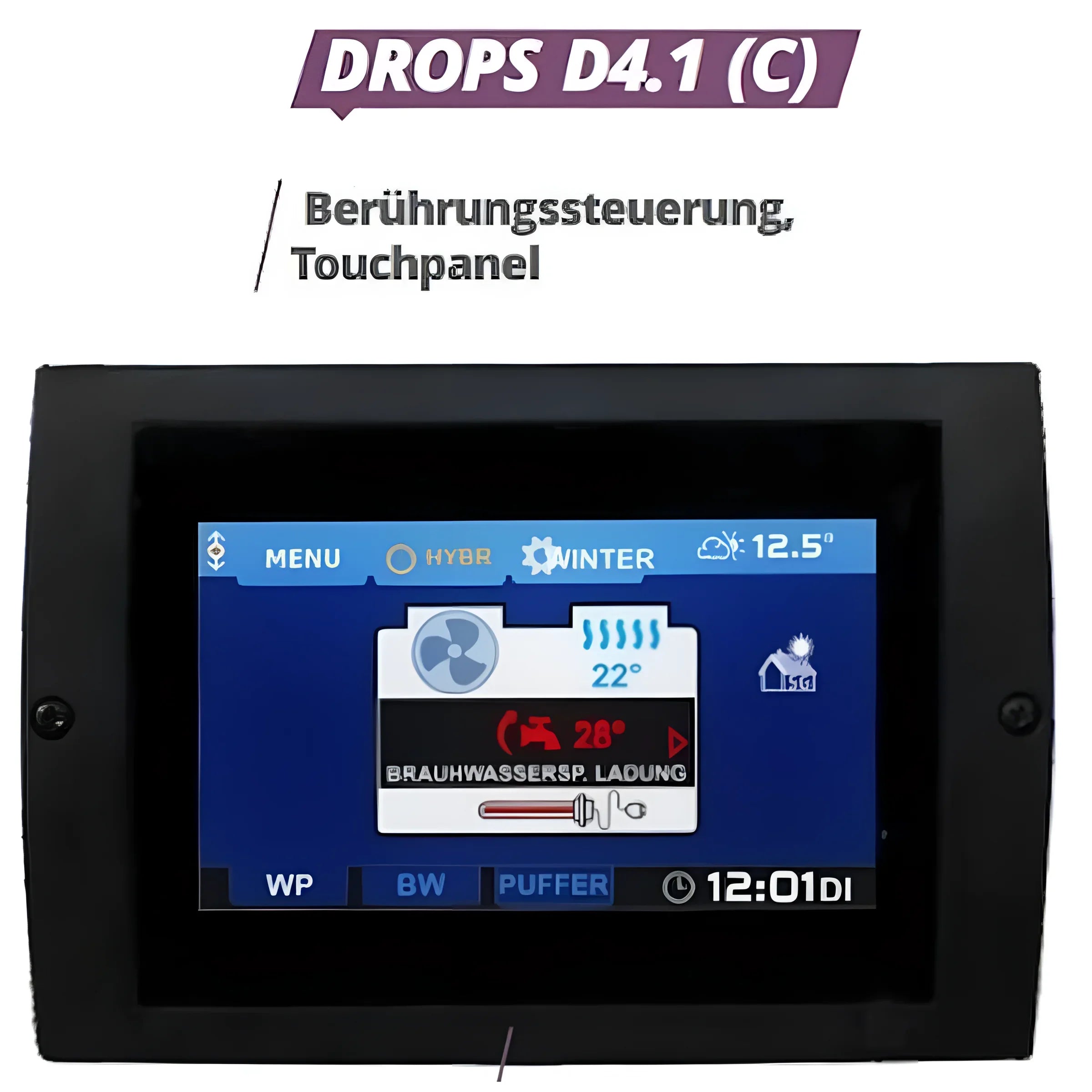 Brauchwasser Trinkwasser Heizungs Wärmepumpe DROPS M4.1D.