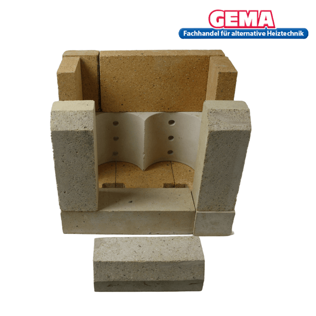 MPM DS Wood 10kW Schamottsteine komplett.