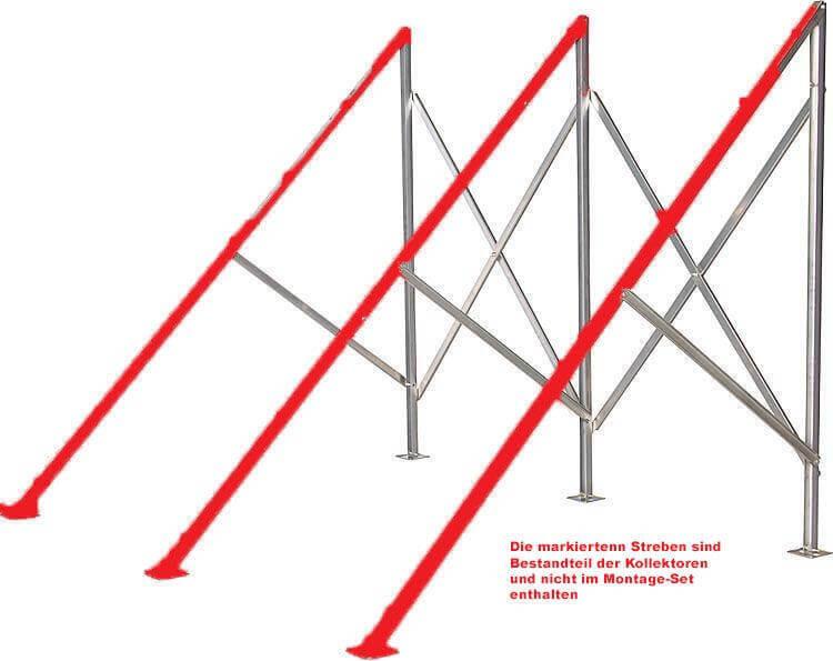 Solarpaket Röhrenkollektor HP22 Flachdach 10,83 m².