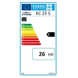 Kohlekessel Atmos KC25S – Effizient heizen mit Kohle und Holz 🔥.