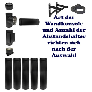 Schwarze Neo Schwarz Stovepipe-Komponenten für modernes Design und anspruchsvolle Anwendungen
