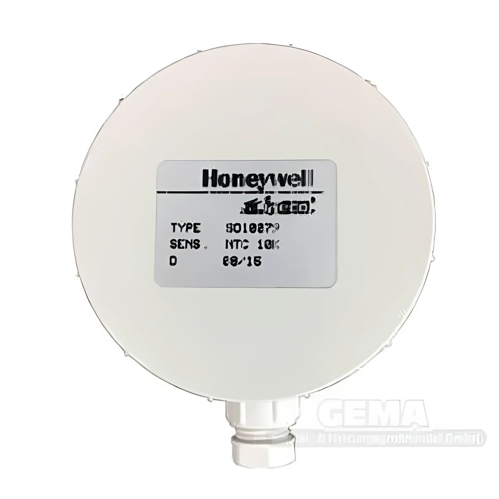 Runder weiße Honeywell Außentemperaturfühler SO10079U für Viadrus K4 Gasthermen