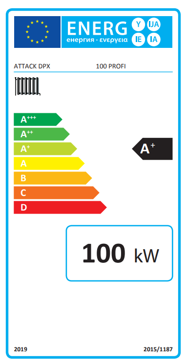 Holzvergaserkessel Attack DPX 100 Profi 100 kW à bûches