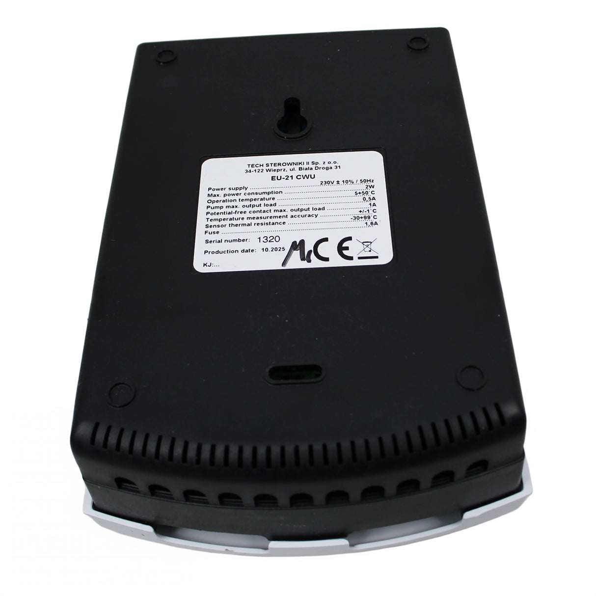 Teknisk temperaturskillnadskontroller EU-21 CWU med LED-display