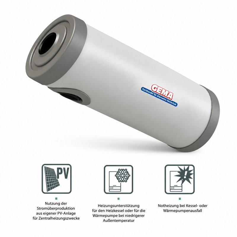 Module de post-chauffage, chauffage d'urgence, chauffe-eau instantané PV 1 1/2" MDC 230