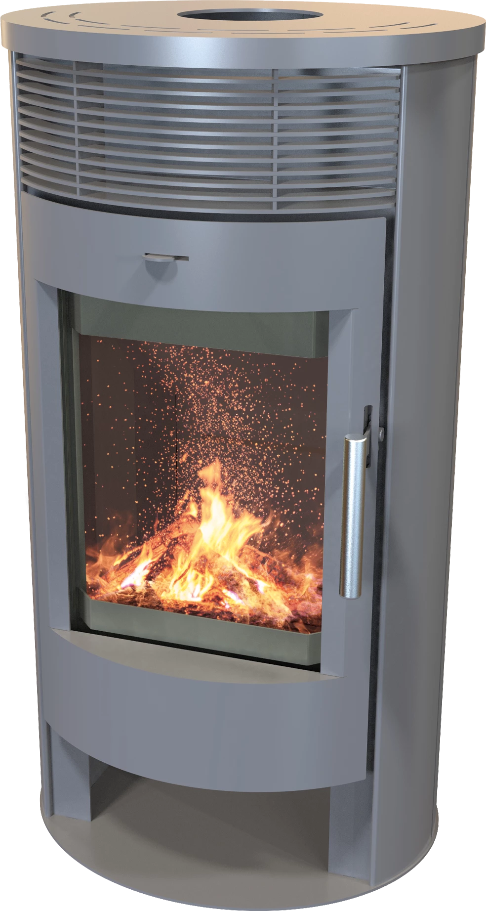 Runder Premium-Kaminofen TORONTO