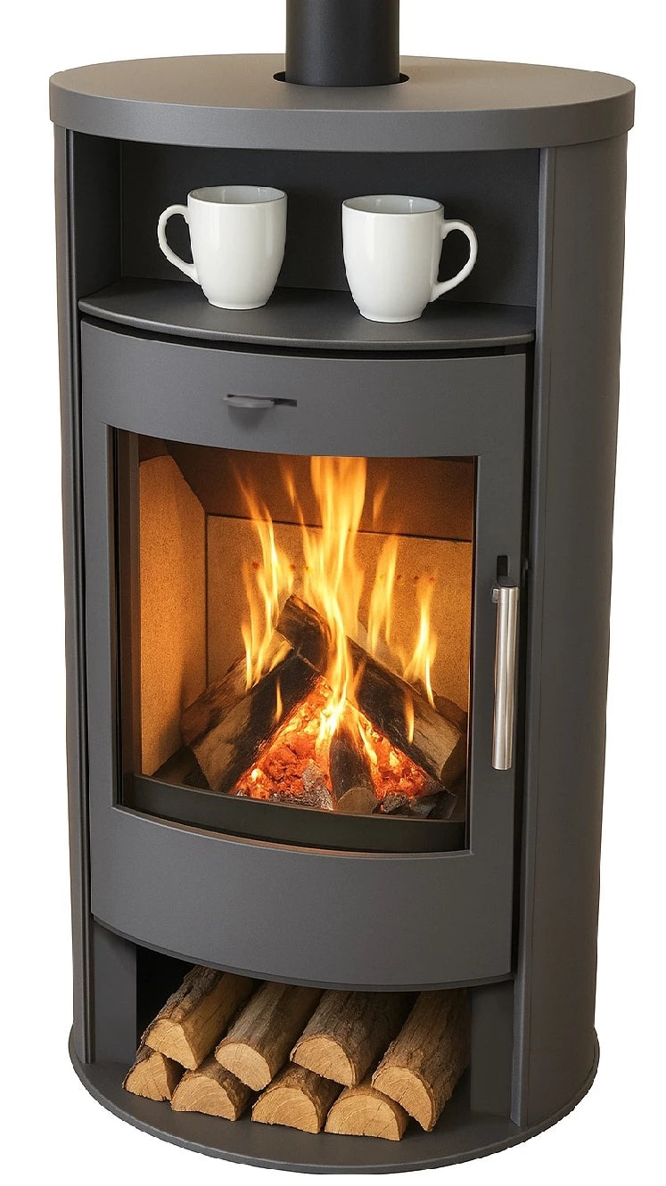 Runder Premium-Kaminofen TORONTO