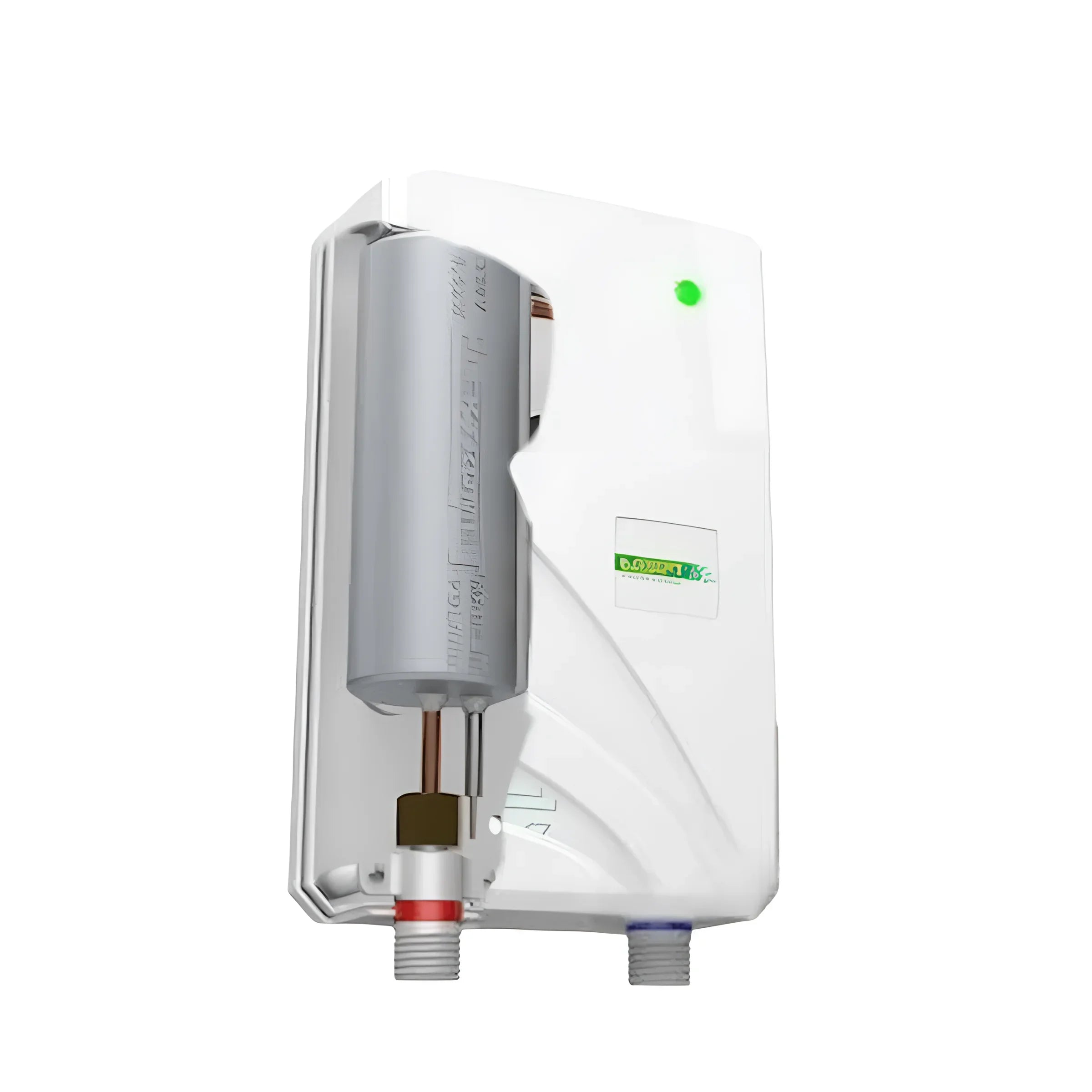 Weiße wandmontierte Durchlauferhitzer Neo mit IPX4 Schutzklasse für kleineren Warmwasserbedarf