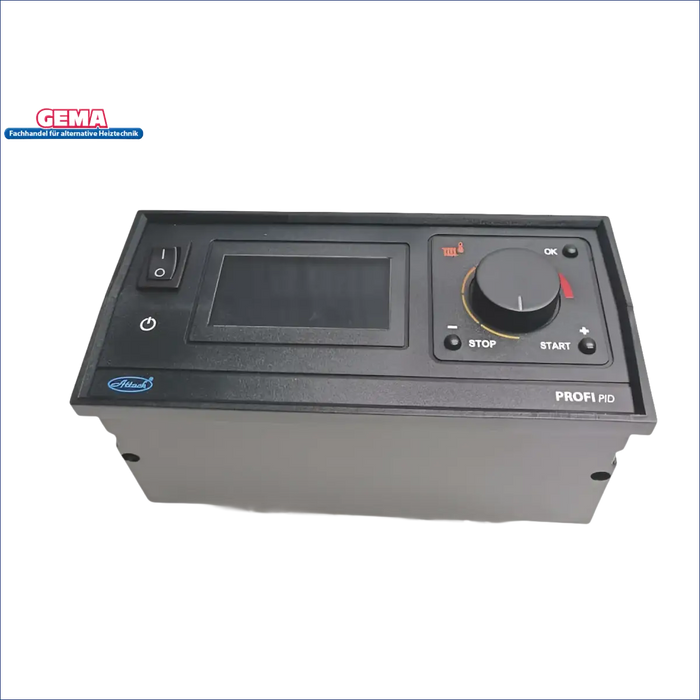Attack Steuerelektronik RK-200 🖥️, PROFI PID Controller, Controls for precision tasks, Start/Stop functions.