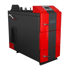 Reduhr Heizkessel Attack DPX Profi 80 kW Holzvergaser mit bedienerfreundlicher PID-Regelung