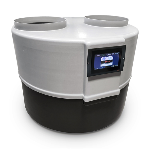 Brauchwasser Wärmepumpe DROPS M4.1 mit Rotationskompressor und Display für effiziente Warmwasserbereitung 💧✨