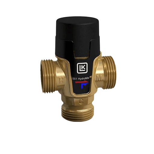 Brauchwassermischer LK 551 HydroMix 1" 🛠️ mit Rückschlagventilen für Heizsysteme und Warmwasserbereitung 💧