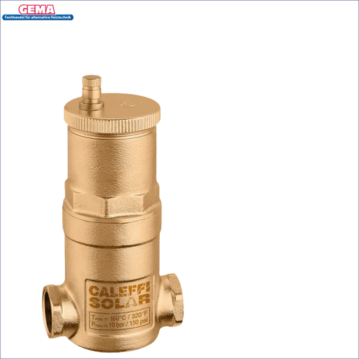 Brass automatische Entlüftungsventil für Caleffi Discal Mikroblasenabscheider für Solarthermie