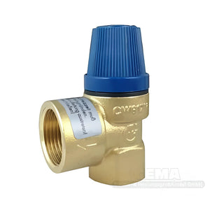 Caleffi Membran Sicherheitsventil 1/2 x 3/4 - 6 bar - Heizungsventil 🌡️ - GEMA Shop