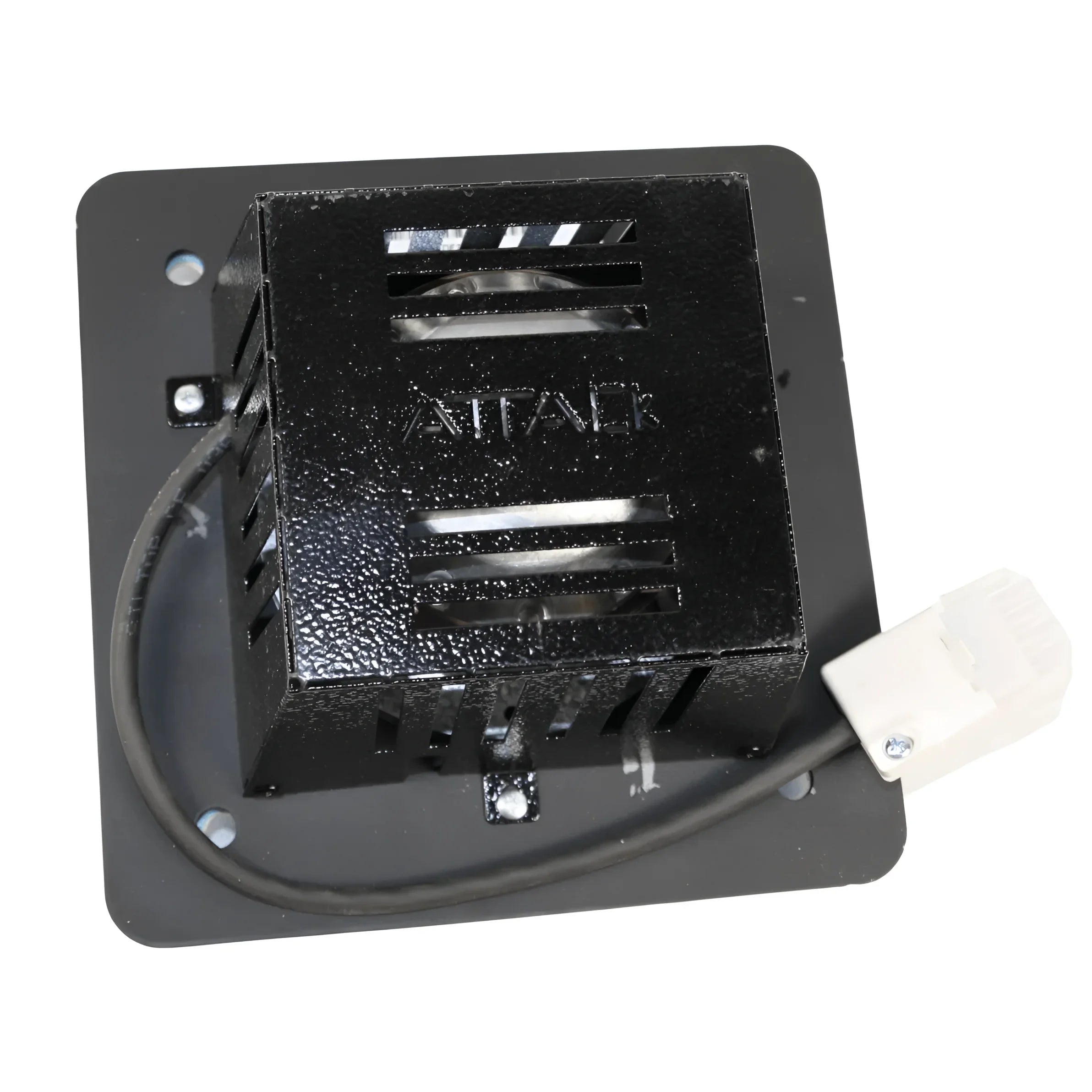 Schwarze Metall-Heizelement für Attack Wood & Pellet Gebläse komplett