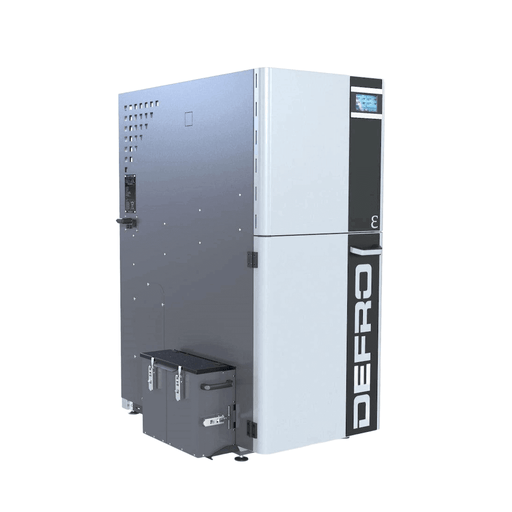 Defro Epsilon F 10 kW Pelletkessel mit automatischer ♨️reinigung und Ascheaustragung für effizientes Heizen.