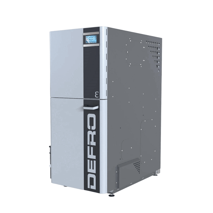 Defro Epsilon F 10 kW Pelletkessel ♨️ mit automatischer Brennerreinigung, CE-konform und BlmSchV2-konform.