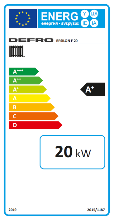 Defro Epsilon F Pelletkessel mit autom. WT-Reinigung und Ascheaustragung 10|15|20|25 kW - GEMA Shop
