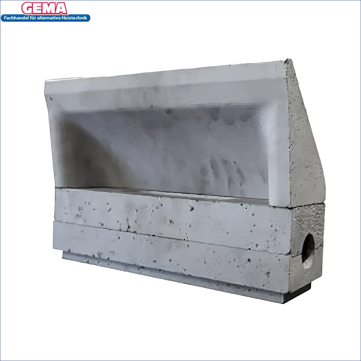 Concrete drainage channel für Defro DS 20 und DS II 25 kW Schamottestein Einsatz