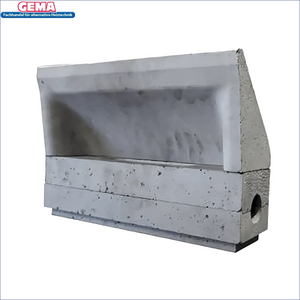 Concrete drainage channel für Defro DS 20 und DS II 25 kW Schamottestein Einsatz