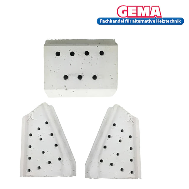 Keramiksteine für Pelletbrenner Ecofire E+ und ES+.