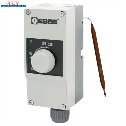 Einstellbares Temperaturregelgerät mit Sensor für ESBE CTF150 Serie Rauchgasthermostat CTF151