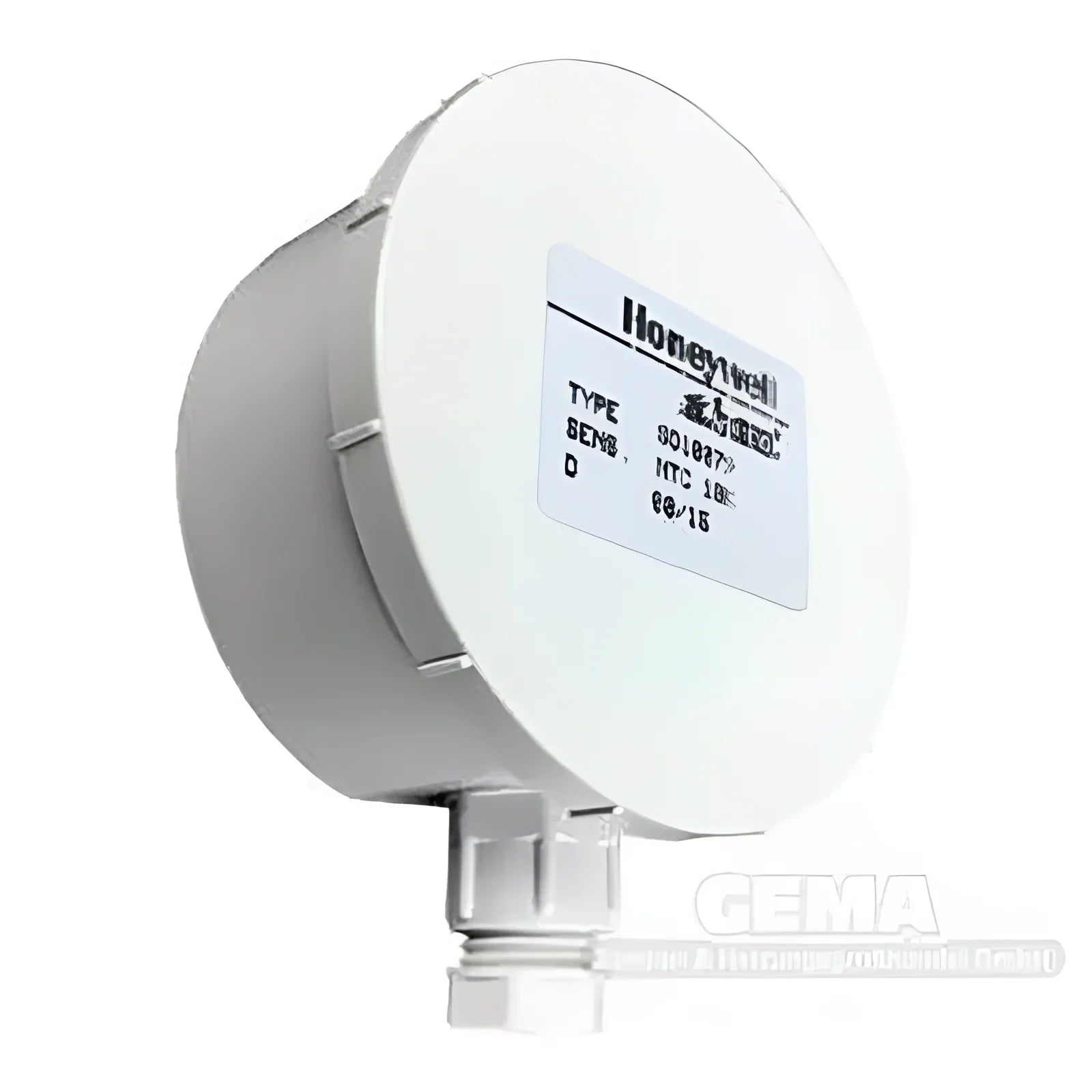 Weiße runde Honeywell Sensor für Außentemperaturfühler SO10079U bei Viadrus K4 Gasthermen