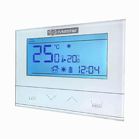 Zimmerregler Wochensteuerung mit Hintergrundbeleuchtung Aufputz.