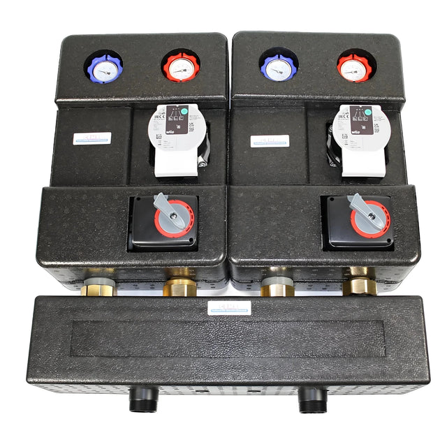 Heizkreisverteiler mit Pumpengruppe & Drei - Wegemischer - GEMA Shop