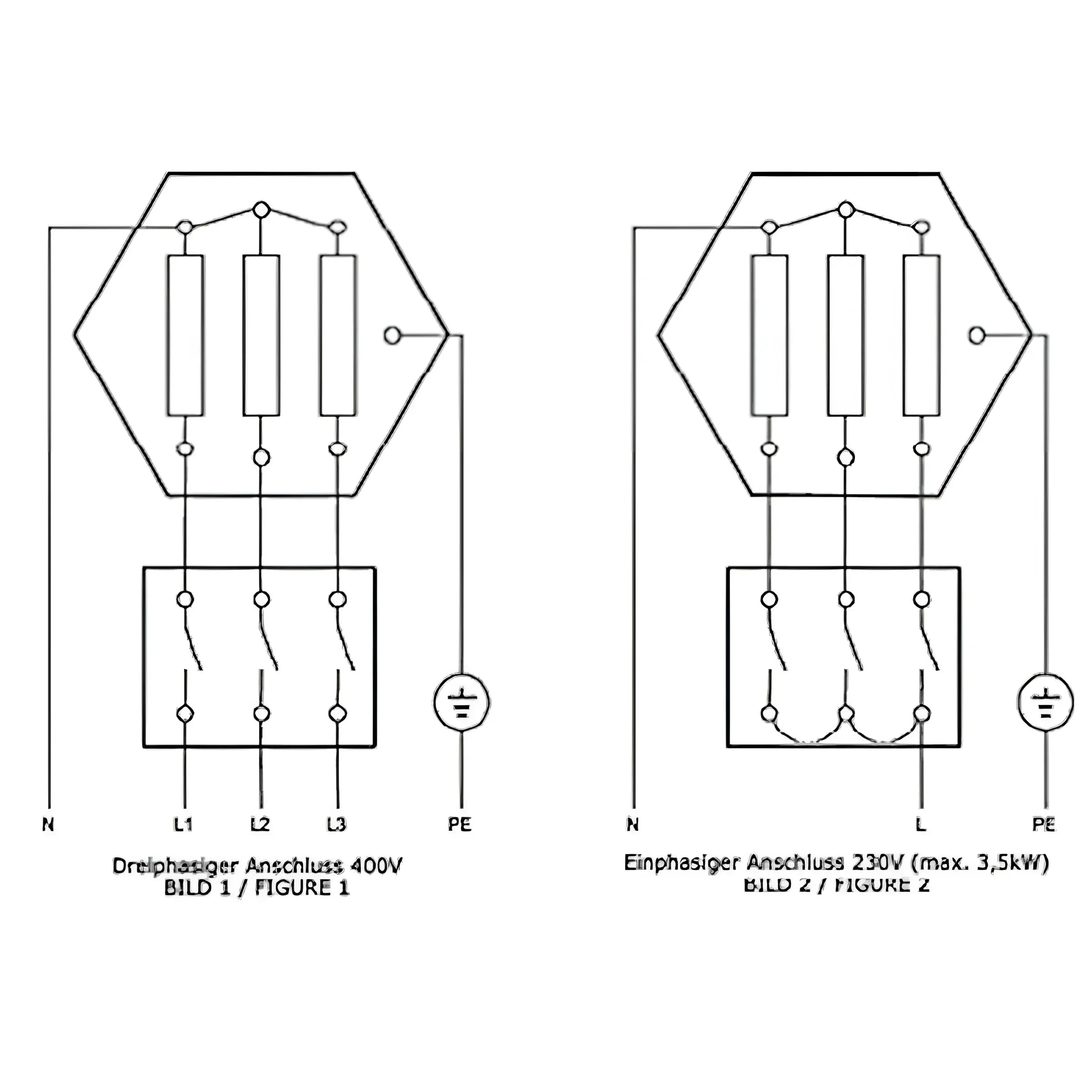 Heizstab Heizpatrone  9 kW AG 1 ½“  mit Isoliertrennung Notheizung.