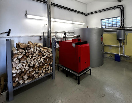 IBC Holzvergaserkessel GK - 7k - Öko – Gussheizkessel effizient & ökologisch 🌲🔥 - GEMA Shop