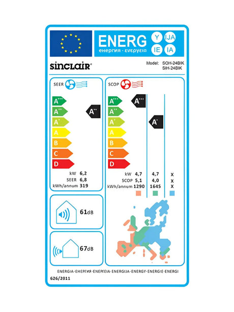 Keyon Split - Klimaanlage YAA1FB6 mit Frostschutz Funktion - GEMA Shop