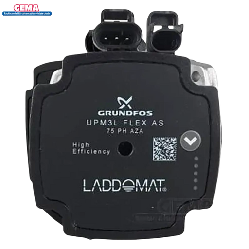 Schwarze Grundfos Kreislaufpumpe für Laddomat Ersatzpumpenkopf