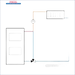 Diagram des Heizsystems für LK 840 ThermoMix 2.0 3-Wege Mischer