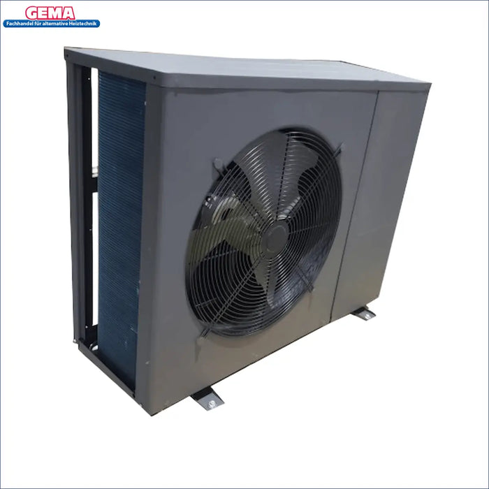 Luft-Wasser-Wärmepumpe TERMA: effiziente Heizlösung mit Ventilator 🌬️ für Umgebungswärme❄️ und Brauchwassererwärmung.