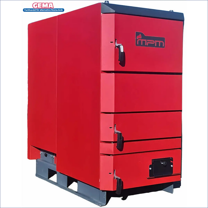 MPM Wood Plus 26 kW 🔥- innovativer Holzvergaserkessel für effiziente Verbrennung mit Sicherheitstechnik.
