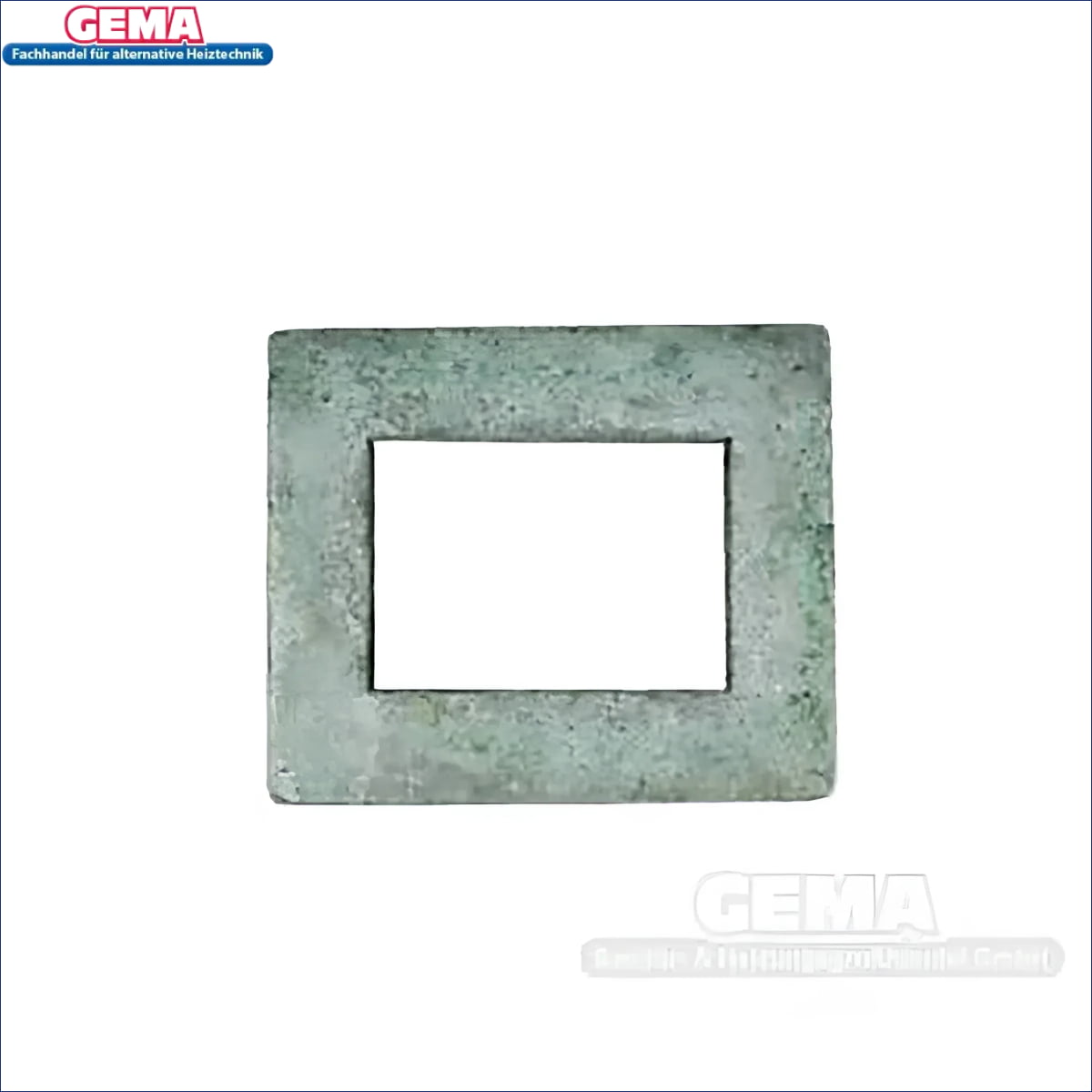 Square, wetterbuchter Metallrahmen als originales Ersatzteil für Festbrennstoffkessel Irleh Plus